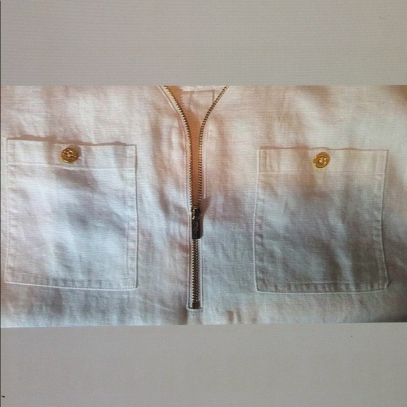 Company Ellen Tracy Linen High Low Hem Tunic Top - Picture 7 of 8